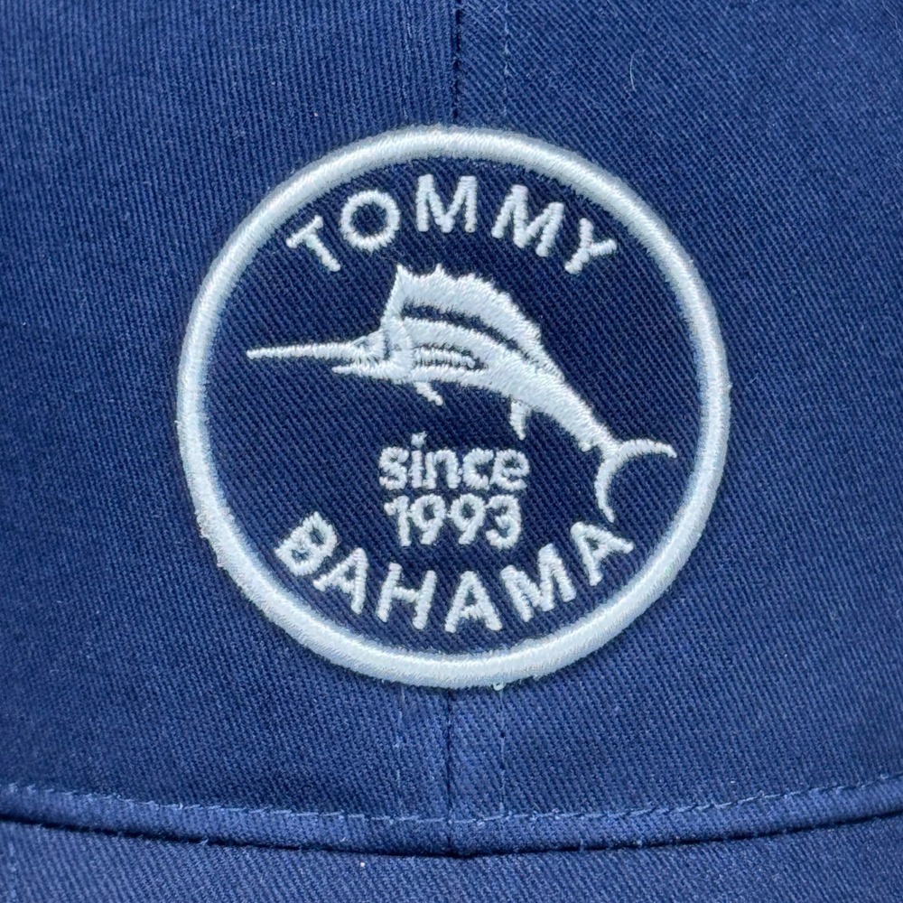 Tommy Bahama Navy Marlin Logo‎ Dad Hat Adjustable Strapback Cap NWOT